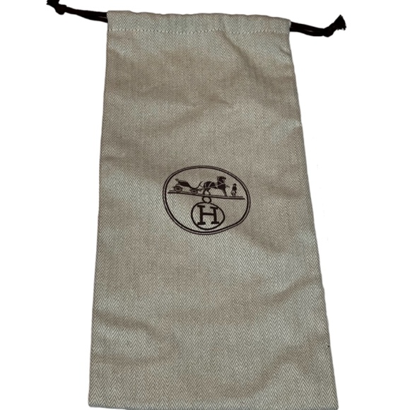 HERMES Draw String Dust Bag Authentic - Picture 3 of 3